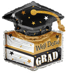 36" Congrats Well Done Grad Books (5ct) - Conver USA