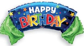 36" Happy Birthday Blue and Green - Conver USA