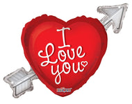 36" I Love You Heart with Arrow - Conver USA