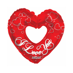 36" I Love You - Silver Heart (5ct) - Conver USA