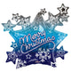 36" Merry Christmas - Stars - Conver USA