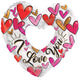 36" Open Heart - I Love You- Conver USA