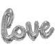 36" Script Love - Silver