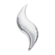 36" Curve - Silver (3ct) - Anagram
