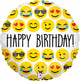 Emoji Birthday 18" Balloon