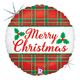 Christmas Plaid Holographic 18" Balloon