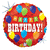 Birthday Party Holographic 18" Balloon