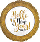 Happy New Year Gold Glitter 18" Balloon