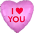 I Heart You Candy Heart 17" Balloon