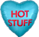 Hot Stuff Candy Heart 17" Balloon