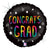 Rainbow Congrats Grad Holographic 18" Balloon