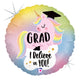 Pastel Unicorn Grad Holographic 18" Balloon