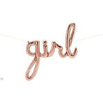 26" Girl Script Balloon - Rose Gold - Northstar Balloons