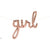 26" Girl Script Balloon - Rose Gold - Northstar Balloons