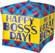 Boss Day Plaid Cubez 15" Balloon