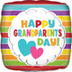 Grandparents Day Stripes 17" Balloon