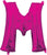 16" Letter M Pink