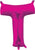 16" Letter T Pink