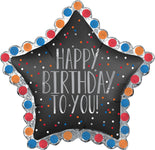 Happy Bday To You Star 34" Balloon