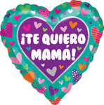 ¡Te Quiero Mamá! Hearts 17" Balloon