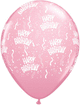 11″ Birthday-A-Round Baby Pink (100 count)