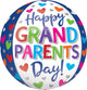 Grandparents Day Hearts Orbz 16" Balloon