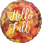 Hello Fall Leaves 17" Balloon