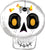 3D Cute Halloween Skull 25" Balloon