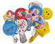 4" Foil Balloon Assortment - Birthday (50ct)