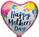 9" Happy Mother's Day Bold Floral (100ct)  - Party America