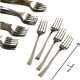 4" Mini Dessert Forks - Silver (36ct) - Natural Star Inc