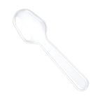 4" Mini Dessert Spoons - Clear (36ct) - Natural Star Inc