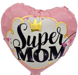 9" Super Mom Heart (100ct)  - Party America
