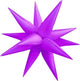 40" Neon Exploding Stars Balloon - Winner Party