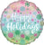 Happy Holiday Flakes 17" Balloon