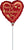 Arrow Heart 9" Air-fill Balloon (requires heat sealing)