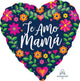 Te Amo Mamá Floral 17" Balloon