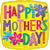 Happy Mother's Day Bright Yellow Jumbo 28" Balloon