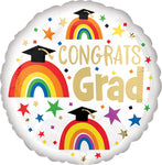 Grad Rainbows 17" Balloon