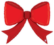 41" Red Bow - Betallic