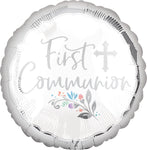 Holy Day First Communion 17" Balloon