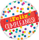 ¡Feliz Cumpleaños! Dots 17" Balloon