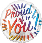 Proud Of You Letters 17" Balloon