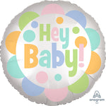 Satin Infused Hey Baby 18" Balloon