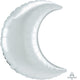 White Satin Crescent 17" Balloon