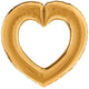 42" Gold Hollow Heart - Party America