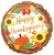 Pumpkin & Sunflowers 18" Balloon