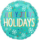 Holly Jolly Holidays 18" Balloon