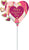 Happy Valentine's Day Satin Abstract Marble 14" Balloon