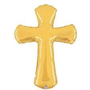39" Gold Cross - Betallic
